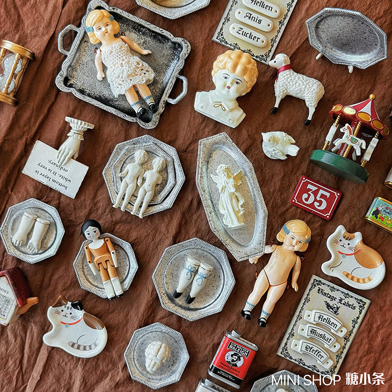 Miniature Vintage Doll Set, Ha - Vintage Collectible And Vintage Dolls ulasan dan harga