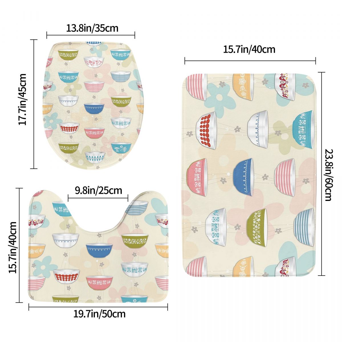 Vintage Pyrex Bowls Collection - Vintage Collectible Pyrex ulasan dan harga
