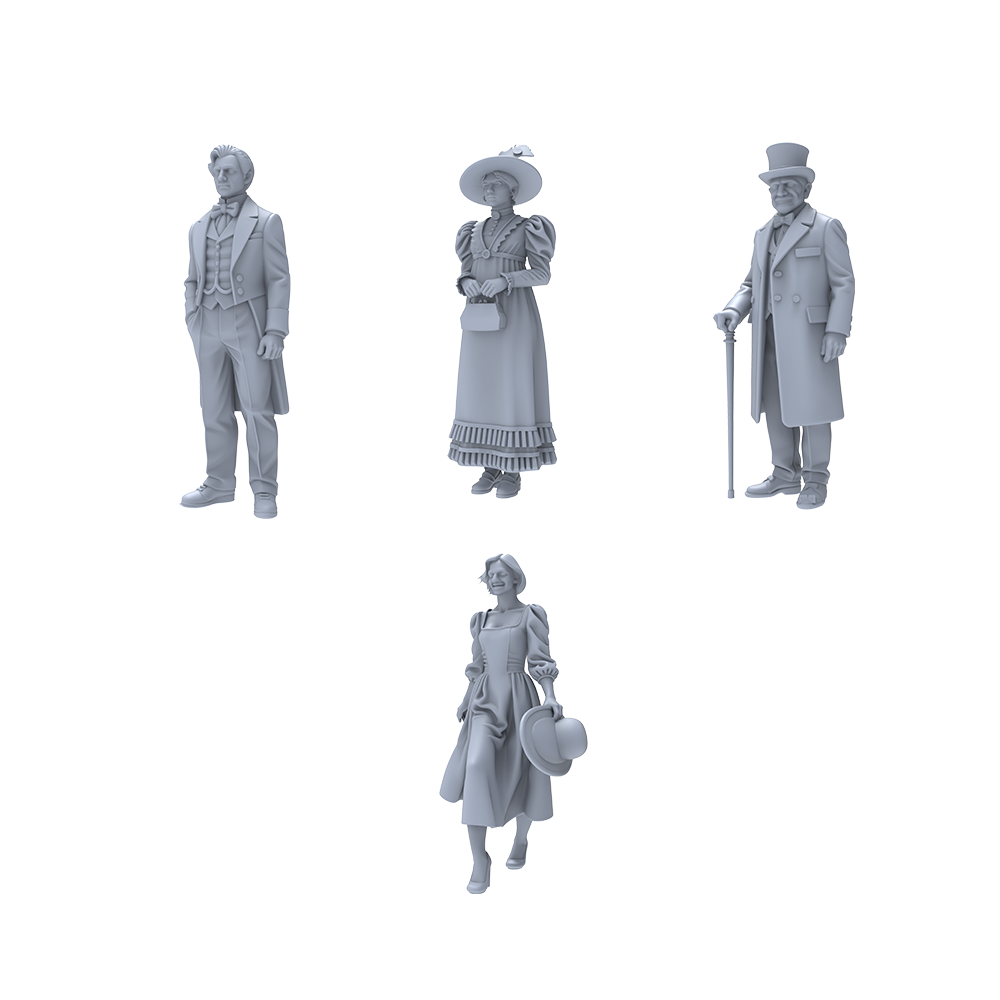 1/64 1/72 Victorian European D - Vintage Collectible Figures ulasan dan harga