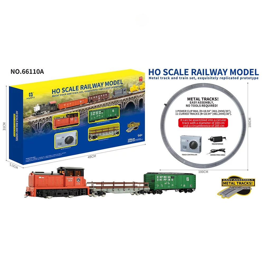 HO Scale Metal Rail Train Mode - Vintage Toys Collection ulasan dan harga
