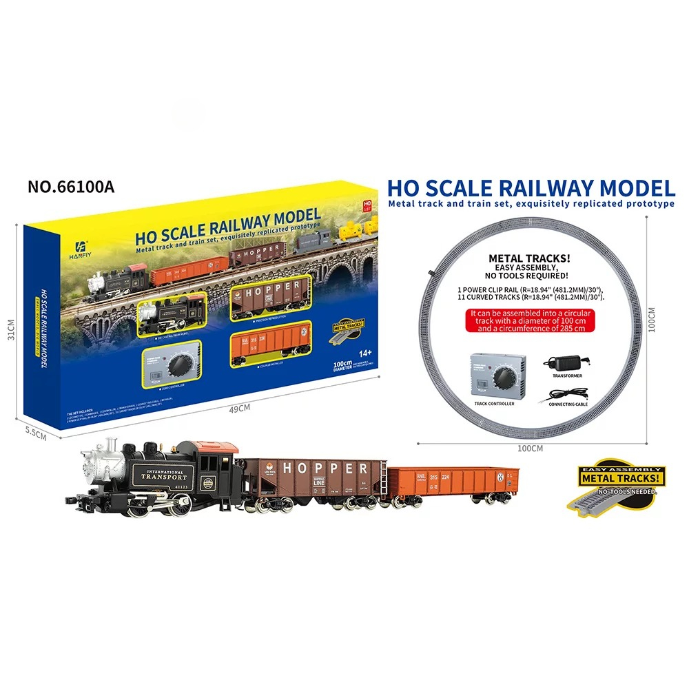 HO Scale Metal Rail Train Mode - Vintage Toys Collection ulasan dan harga