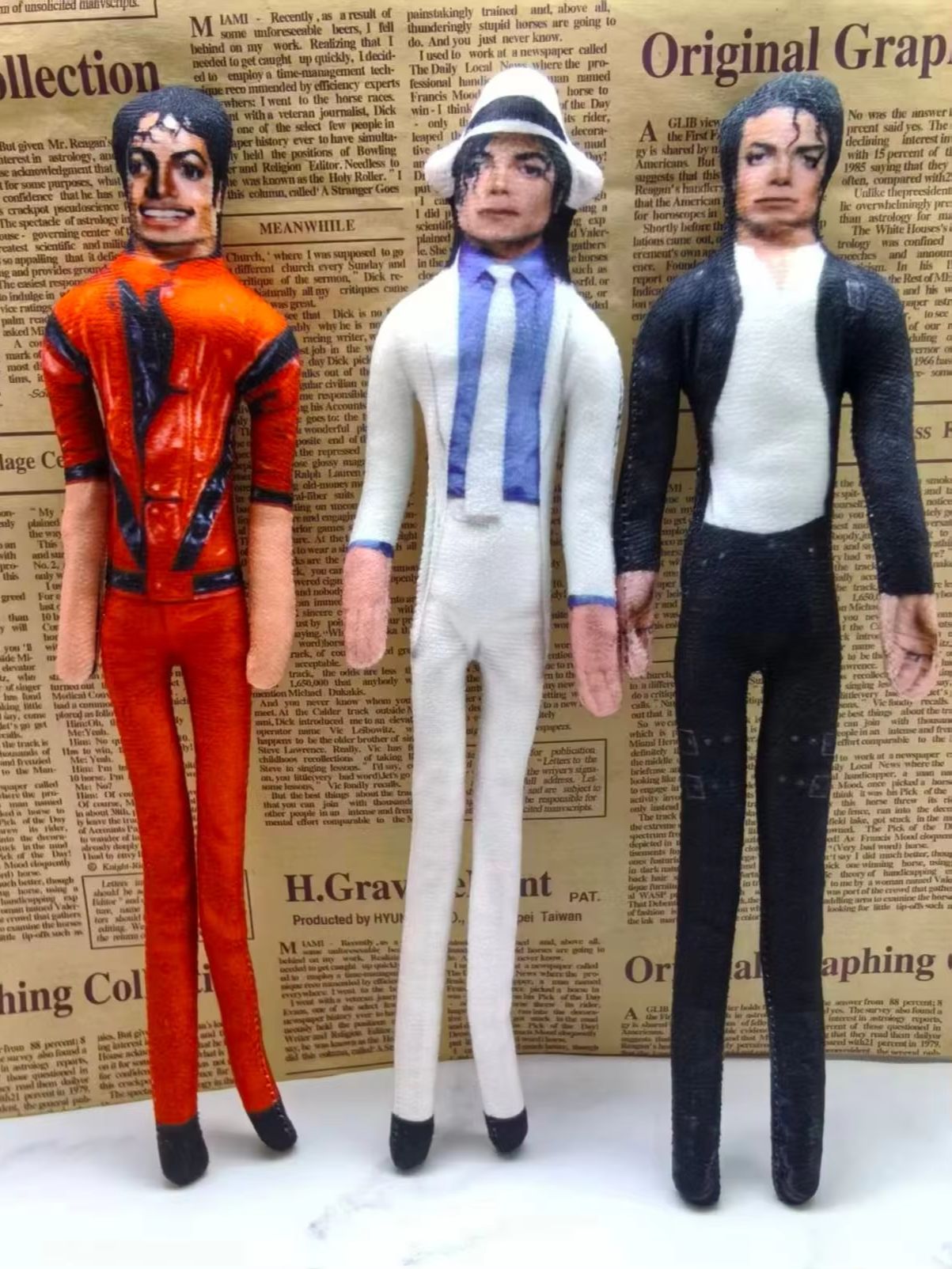 Vintage MJ Michael Jackson Cos - Vintage Collectible And Vintage Dolls ulasan dan harga