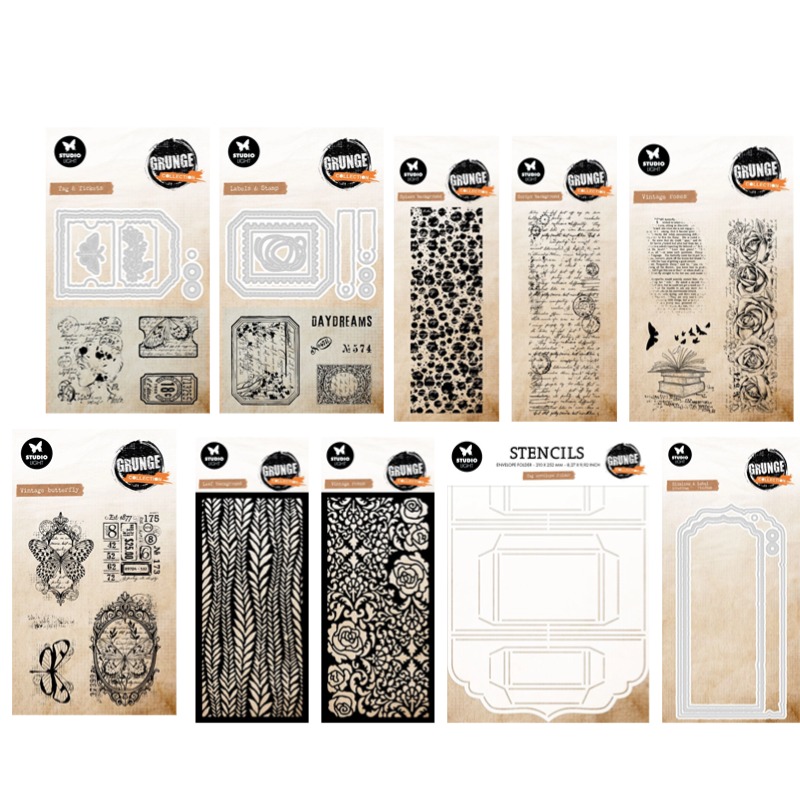 Tag Envelope Grunge Collection - Vintage Collectible Bells ulasan dan harga