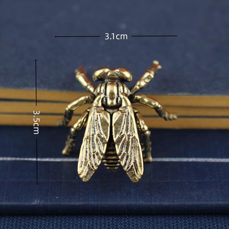 Brass Mini Insect Figurines Vi - Vintage Fairy Figurines Collectible ulasan dan harga
