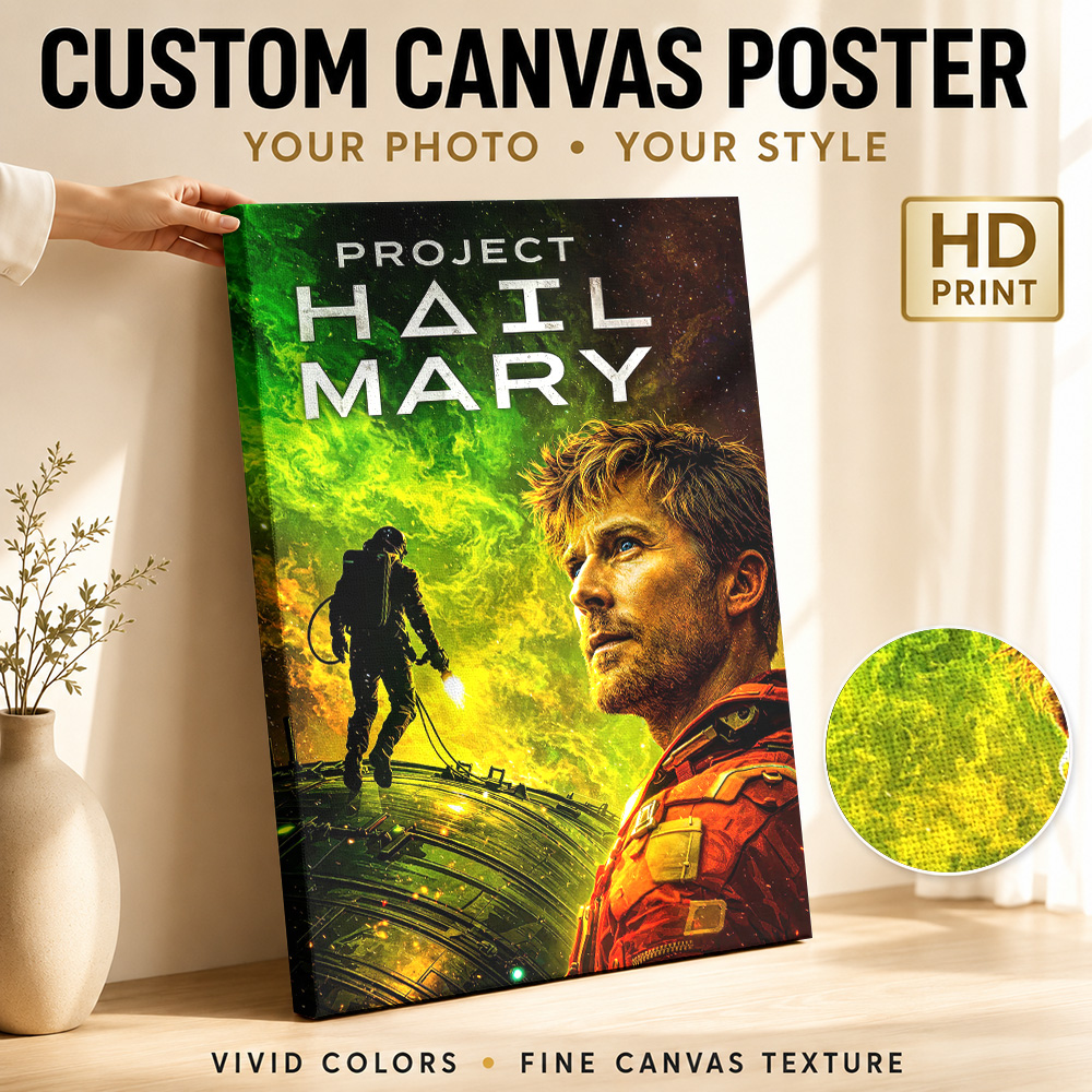 Project Hail Mary Movie Canvas - Vintage Collectible Figures ulasan dan harga