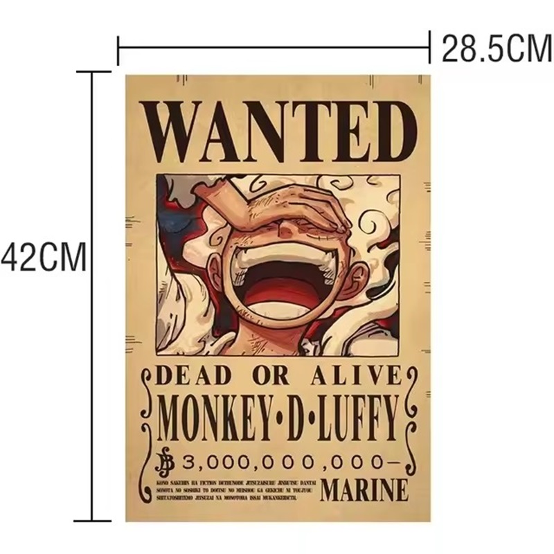 Anime One Piece Bounty Wanted  - Vintage Toys Collection ulasan dan harga
