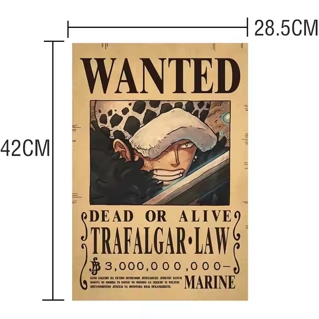 Anime One Piece Bounty Wanted  - Vintage Toys Collection ulasan dan harga