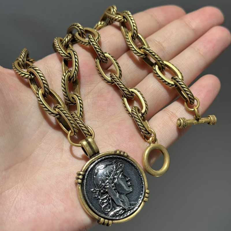 Vintage Chokers Necklace Ancie - Vintage Collectible Coins ulasan dan harga