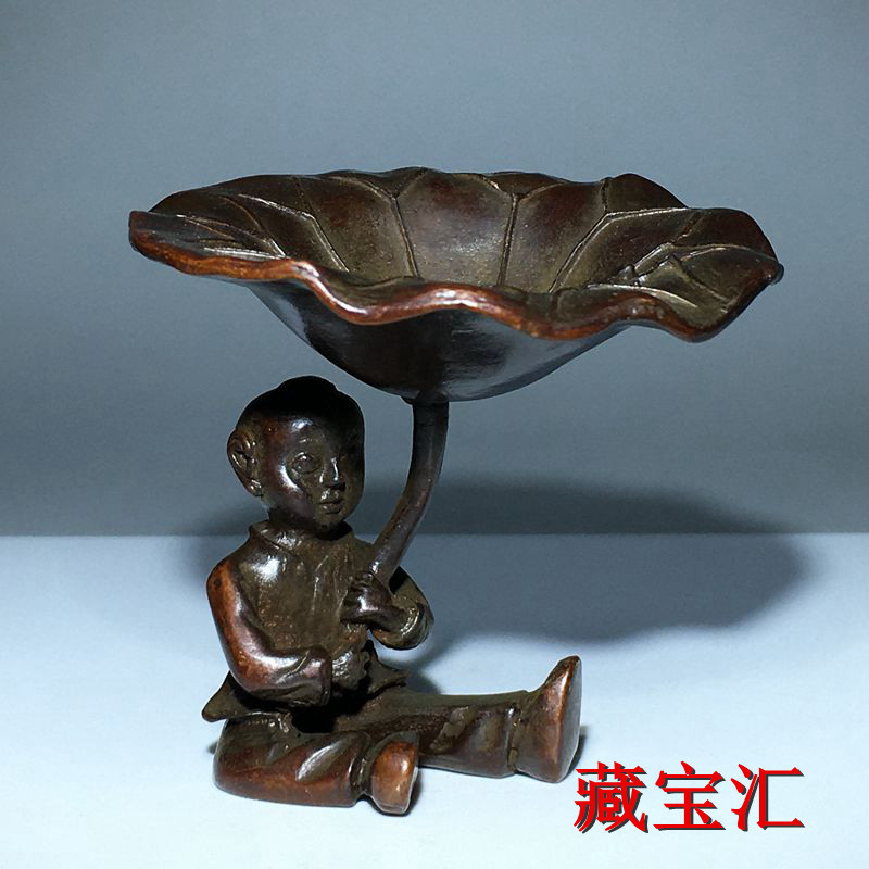 Vintage Antique Lotus Leaf Chi - Vintage And Collectible Items ulasan dan harga