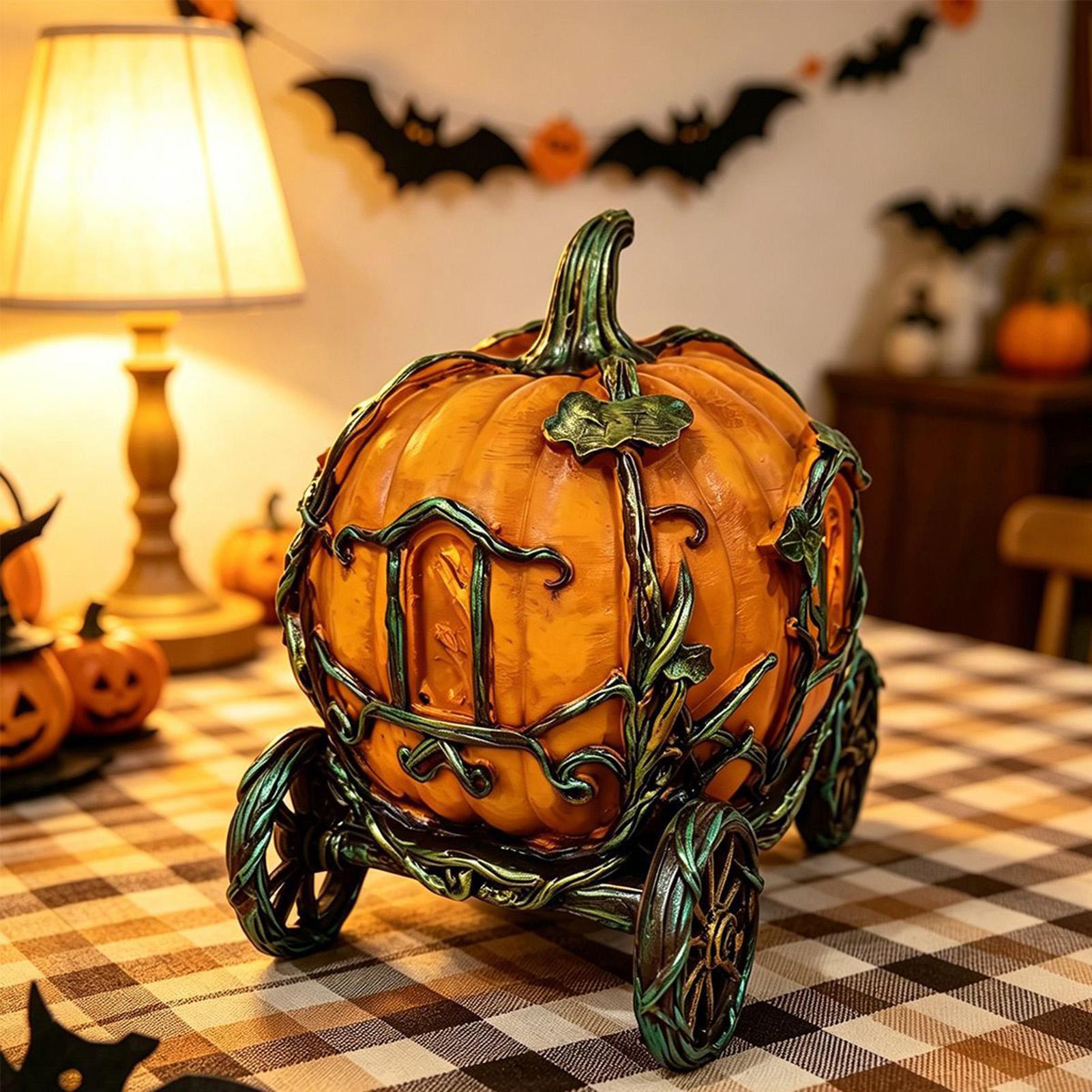 Halloween Pumpkin Decor Resin  - Vintage Fairy Figurines Collectible ulasan dan harga